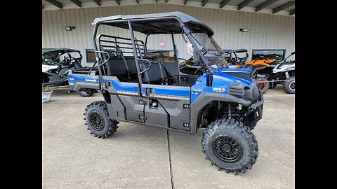 2023 KAWASAKI MULE PRO FXT CUSTOM BLUE WALK-AROUND