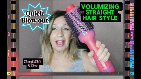 Volumizing straight hairstyle (super Easy)