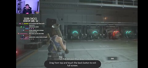 Lowtiergod dies with an infinite Rocket launcher in RE 3 because of course he does.