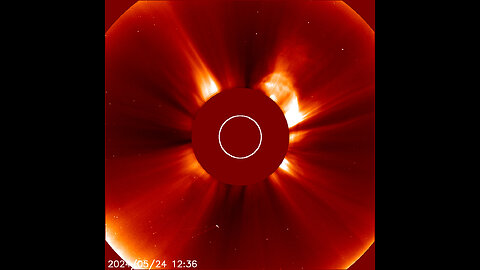 MULTIBLE LASER BEAMS in on space [official satellite picture data]