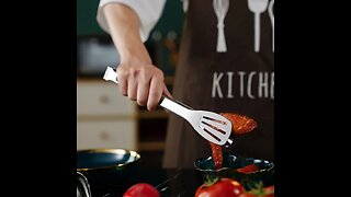 Kitchen tongs made of food-grade stainless steel for cooking, barbecue, non-slip handle