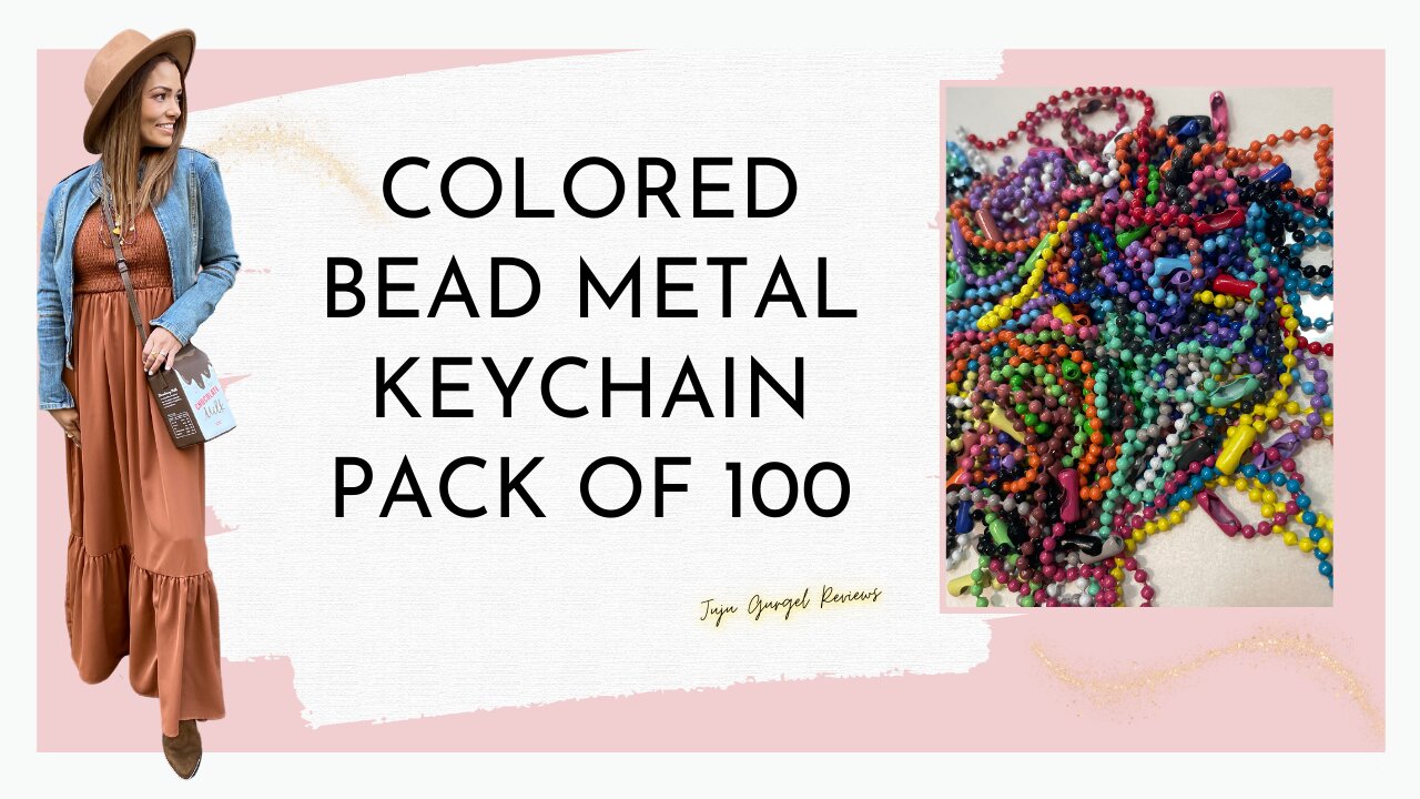 Colored bead metal keychain pack of 100 review