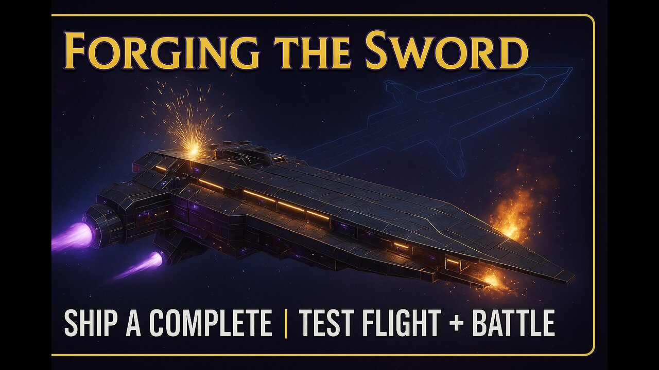 Forging the Sword | Empyrion Ship Build Finale + Test Flight