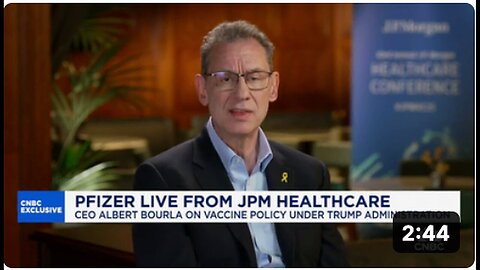 "Pfizer CEO, Mr. Turbo Cancer, Discusses 'Vaccine Confidence and Hesitancy' in U.S."