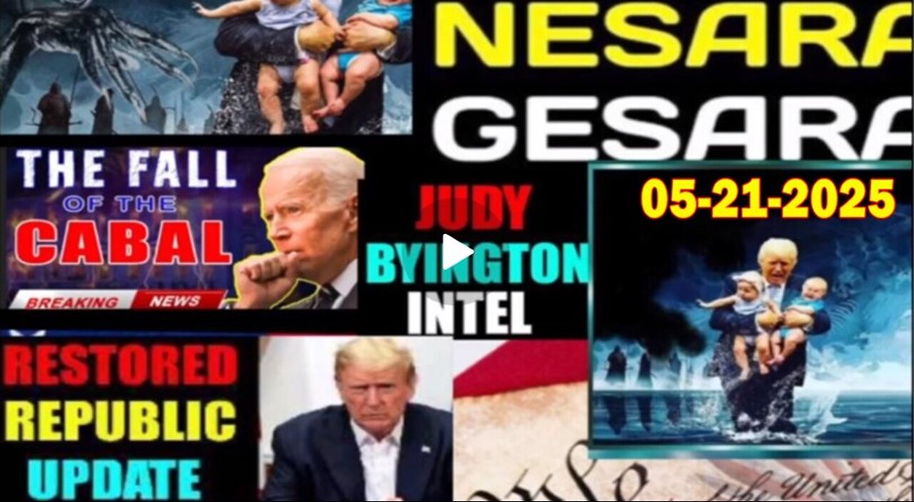 Judy Byington Update as of May 21, 2025 - More Arrests Of Deep Staters,Ceasefire Talks Will Continue