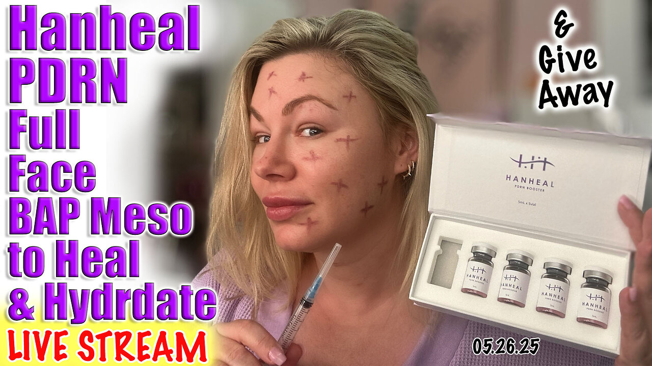 Live Hanheal PDRN Full Face BAP Meso to Heal and Hydrate! AceCosm, code Jessica10 Saves
