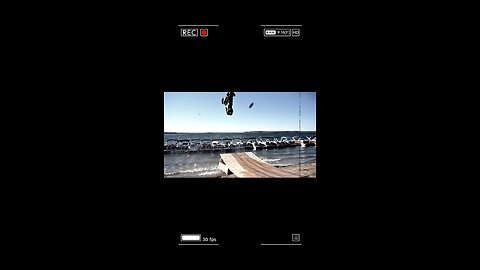 Snowmobile Jumps Pontoon Boats