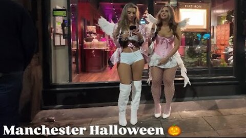 🎃HALLOWEEN MADNESS in MANCHESTER CITY 2025 🎉👻 | "CRAZY Nightlife in 4K HDR"