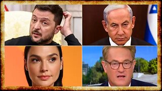 Zelensky RETURNS To DC, HUGE Protests In Israel, Gal Gadot Blames Palestine For Flop, MSNBC Rebrands