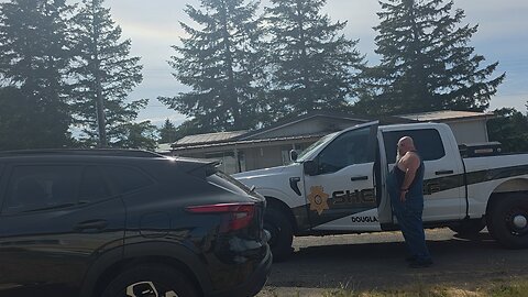 My first recording of police on my property.