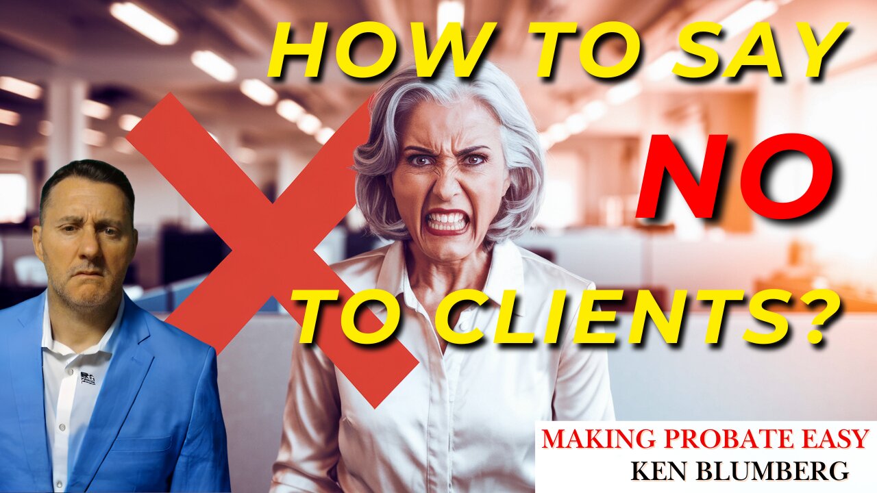 Learn to Say NO to Clients!