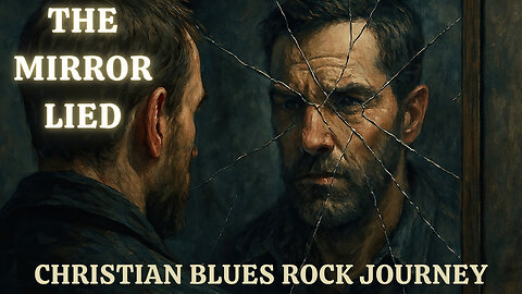 The Mirror Lied | A Blues Rock Journey Into Letting Go and Finding Truth | Lyric Video