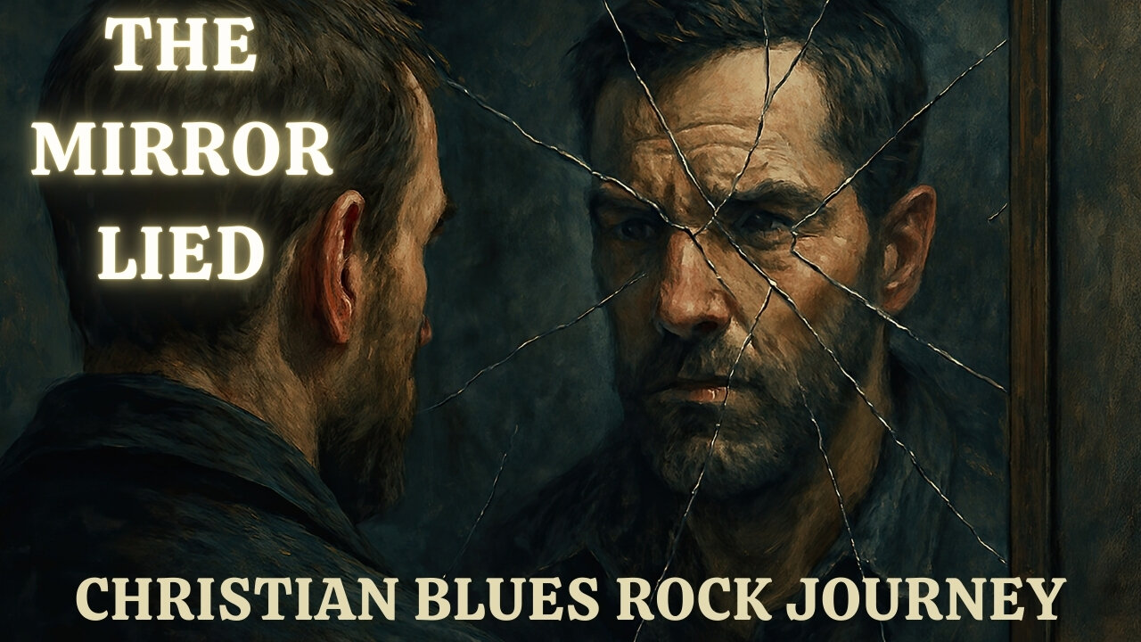 The Mirror Lied | A Blues Rock Journey Into Letting Go and Finding Truth | Lyric Video