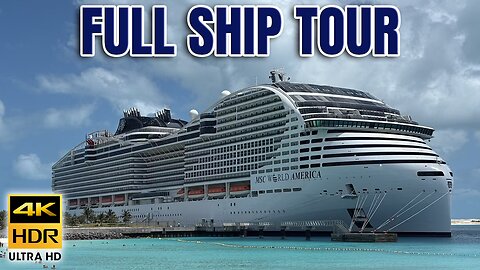 MSC World America - ULTIMATE Walking Ship Tour | All Public Spaces Explored!