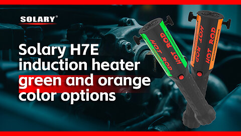 Solary H7E induction heater green and orange color options