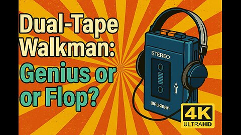 Dual-Tape Walkman: Genius or Flop? 🎧📼 Uncover the Story