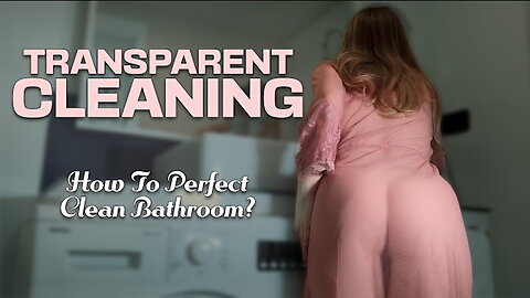 Apartment Girls | Emma Transparent Clean With Me | How To Clean Bathroom 4K HD