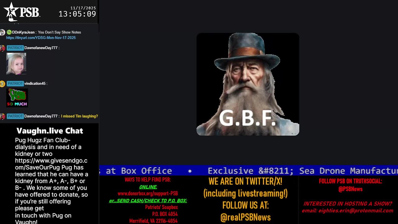 2025-11-17 13:01 EST - You Don't Say Gang: with Dawn & Barb