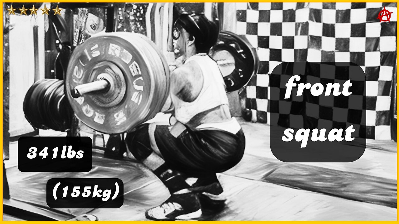 341lbs (155kg) ATG Front Squat