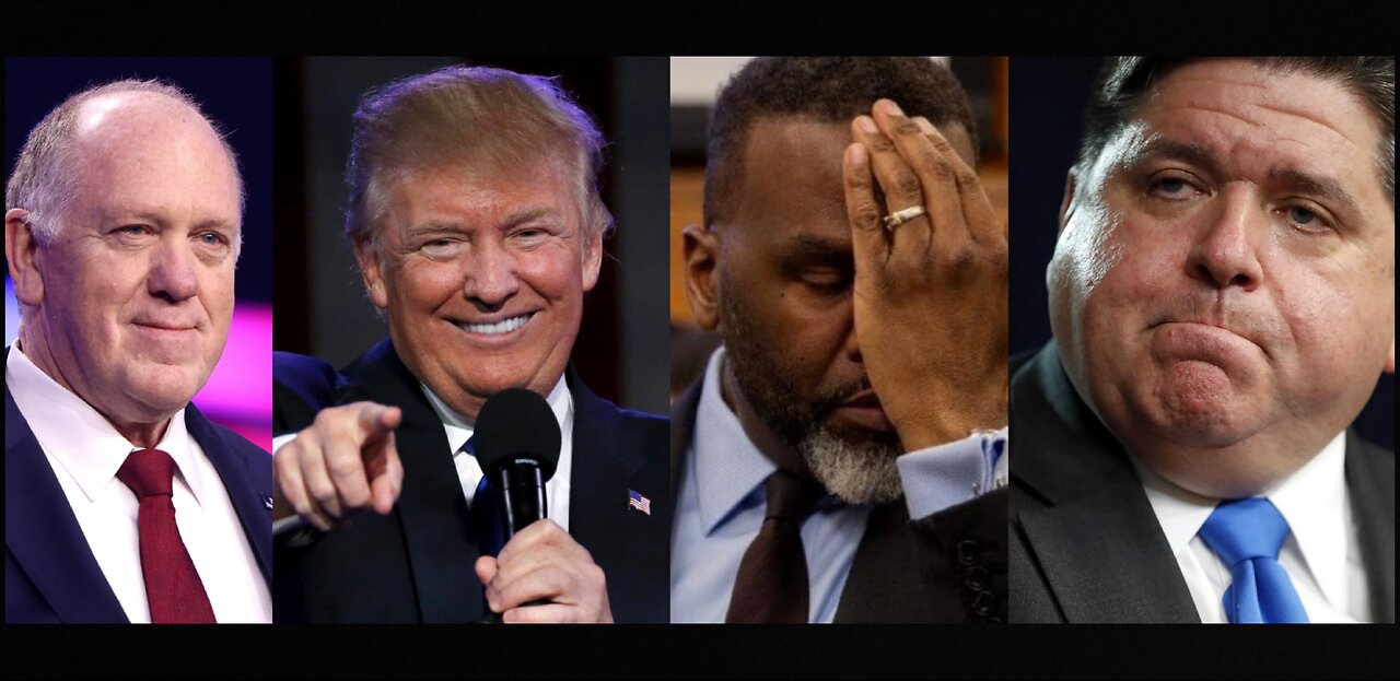 Trump & Tom Homan VS Brandon Johnson & JB Pritzker, The Battle For Chicago