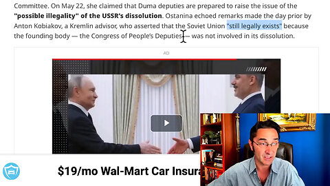 Soviet Union (USSR) has Never Ceased to Exist Legally! Suck this one up, Woke Bitches!