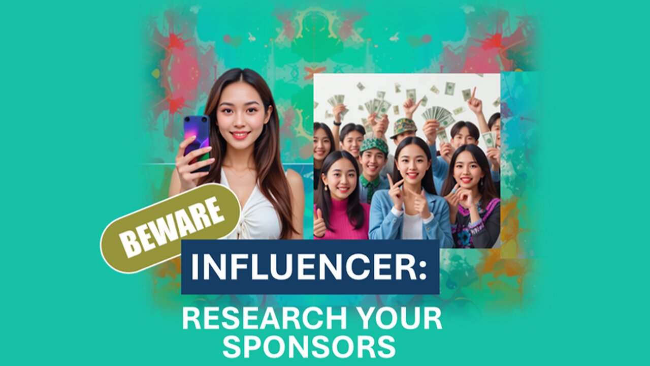 Influencer: Beware - Research Your Sponsors