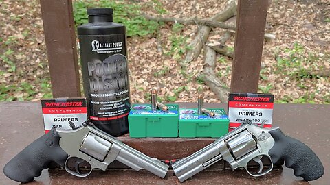 Light Magnum Handloads - Sierra Sports Master .357 Mag VS .44 Mag - Ballistic Gel Test