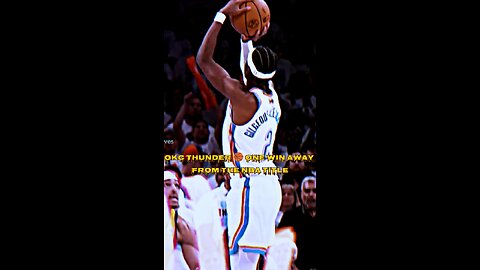 OKC THUNDER 🏀 One Win Away from the NBA Title! 🏆