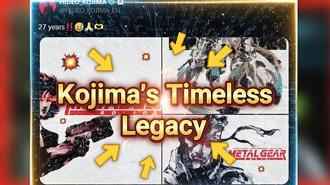 Kojima Celebrates 27 Years of Metal Gear Solid Legacy Gaming News
