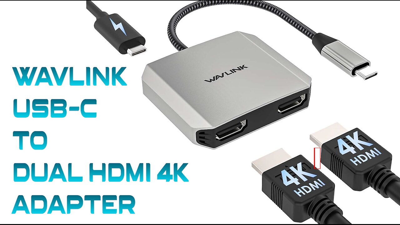 Wavlink USB-C to Dual HDMI Adapter
