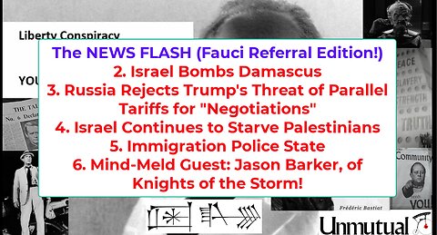 Liberty Conspiracy LIVE 7-16-25 Epstein-Fauci, Syria Hit, Immigration Police St