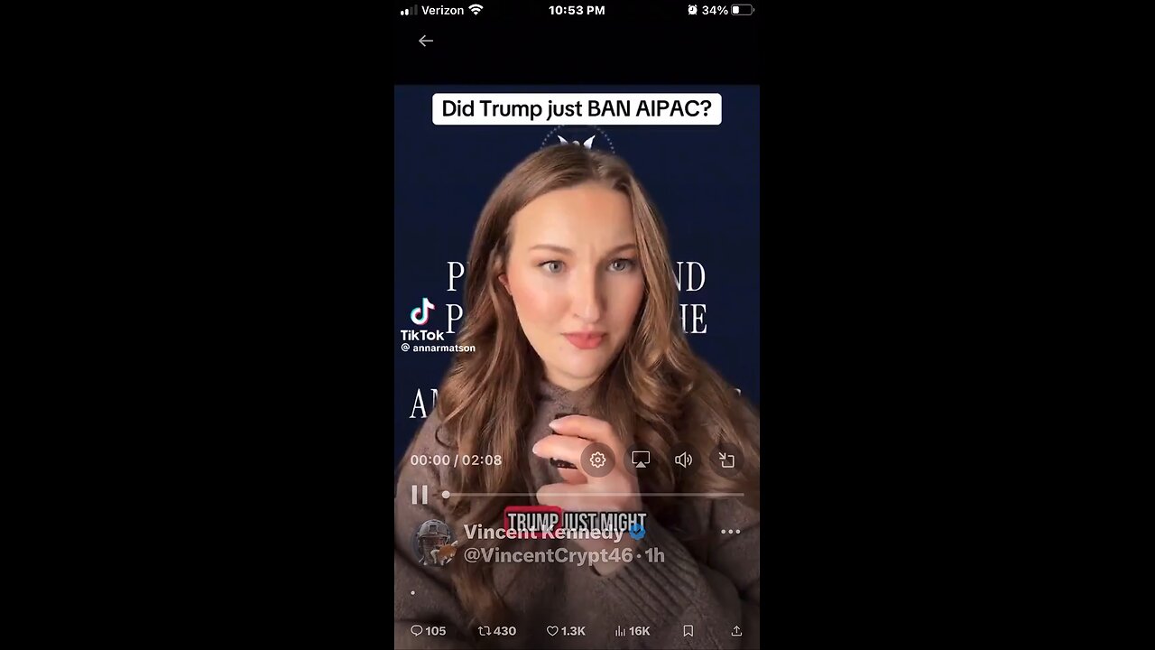 Did Trump just banned AIPAC