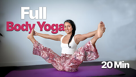 20-Min Morning Yoga to Boost Energy & Full Body Flexibility