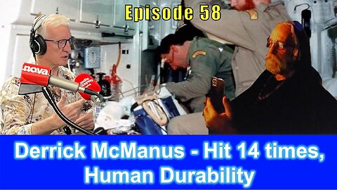 Derrick McManus - Hit 14 times, Human Durability