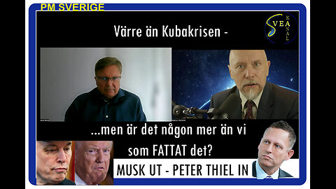 PM Sverige 49: Elon Musk ut - Peter Thiel in. Nej, det bådar inte gott.