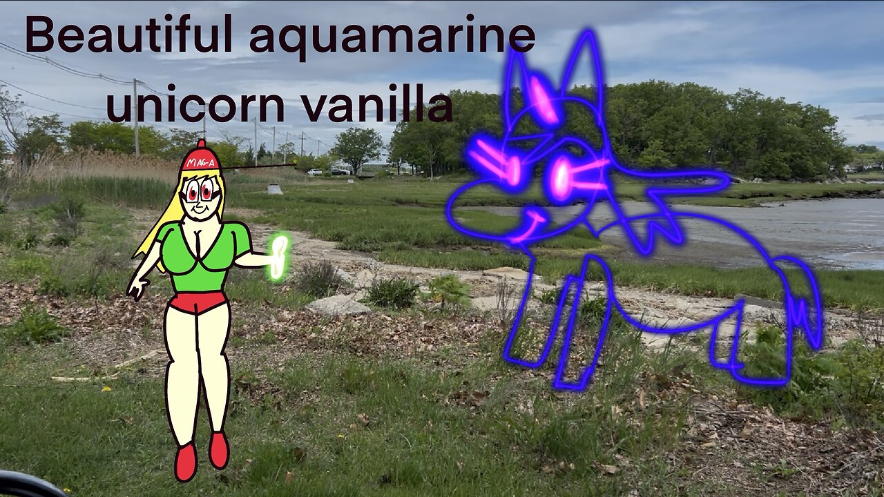 Vanilla’s aquamarine unicorn