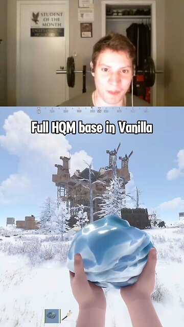 fully HQM Base in vanilla Rust