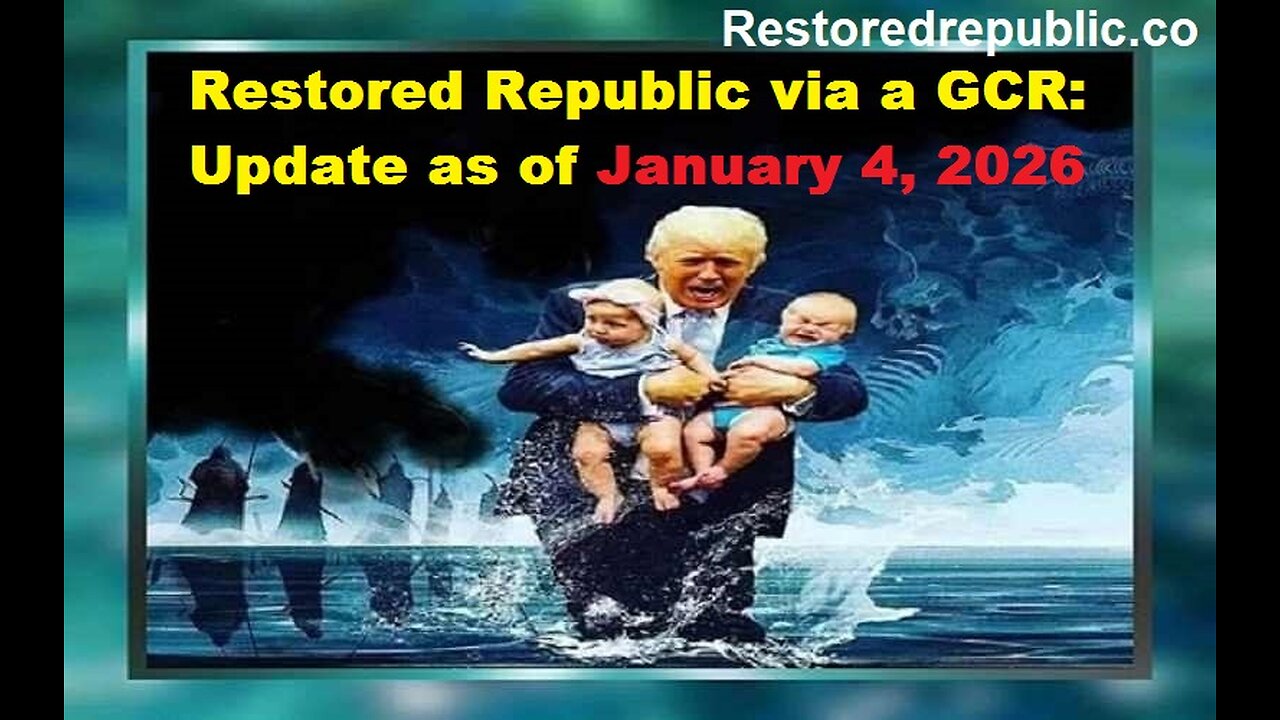 Restored Republic via a GCR: Update as of January 4, 2026
