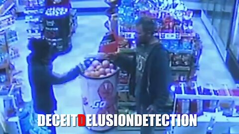 A black suspect shot and killed a white customer during an armed robbery