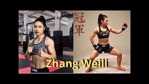 Zhang Weili training style Chinese UFC women's Strawweight division