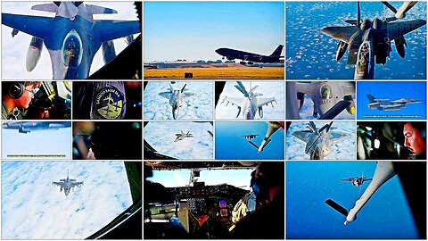 Aircrew Refuel Fighter Jets in Midair | KC-135 Stratotanker | Bamboo Eagle 24-3