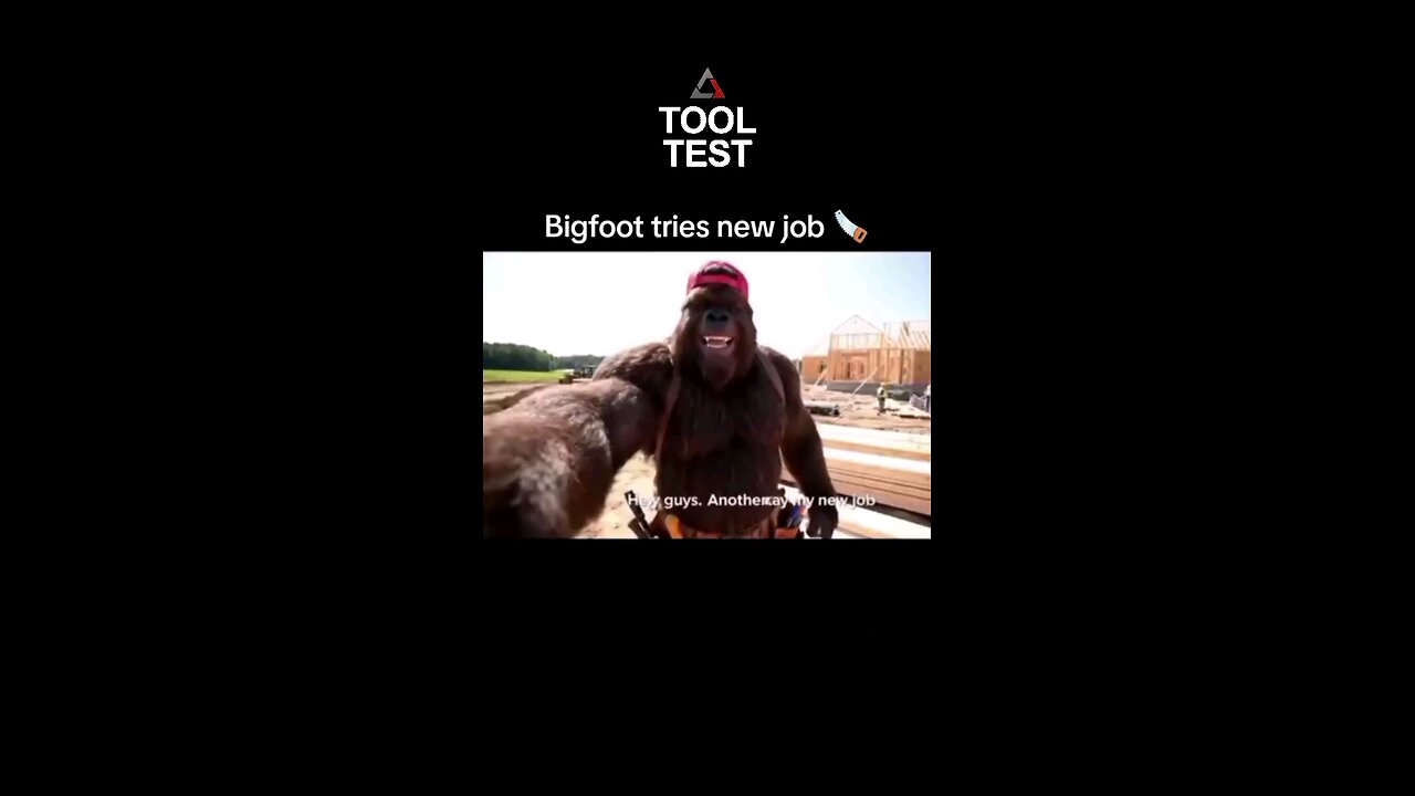Bigfoot tries new job