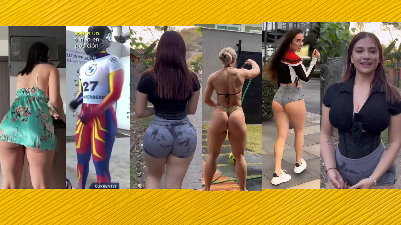 Ass compilation - Big bank tiktok challenge ❤️‍ClipchampGirls 2025