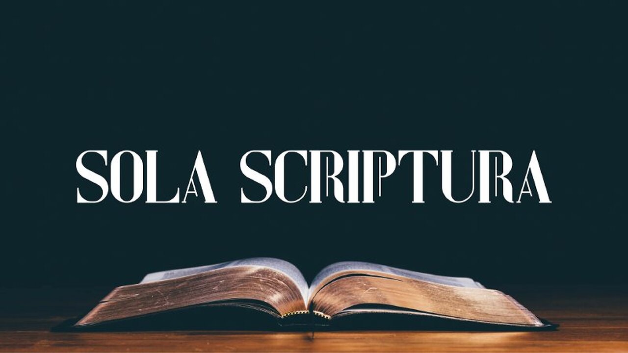 Sola Scriptura is seen, taught and practiced all throughout the Bible. #solascriptura