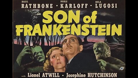 SON OF FRANKENSTEIN 1939 Frankenstein's Son & the Evil Ygor Revive the Creature FULL MOVIE in HD