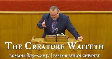 The Creature Waiteth