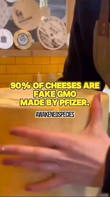 90% Of Cheese Is GMO- Contains FPC Made By Pfizer