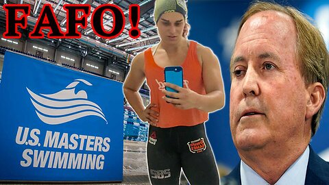 US Masters Swimming is F**KED for VIOLATING Texas law by allowing TRANSGENDER to WIN 5 GOLD MEDALS!