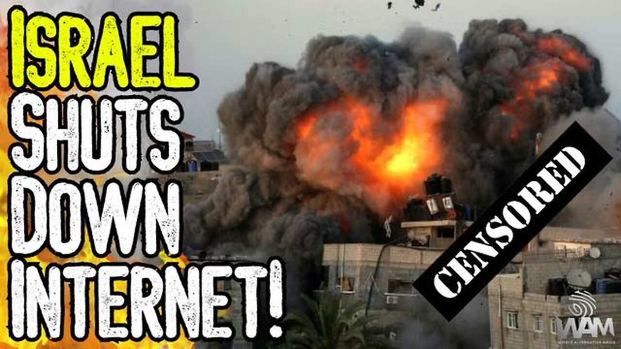 ISRAEL SHUTS DOWN INTERNET! - 800,000 Palestinians Silenced! Israeli Censorship Exposed!