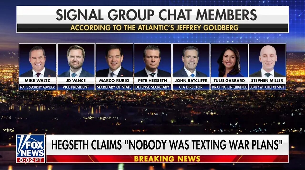 Lying media smearing Hegseth and Waltz in Signal text chain (JTF.ORG)